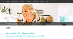 Desktop Screenshot of cassandraparrish.com.au